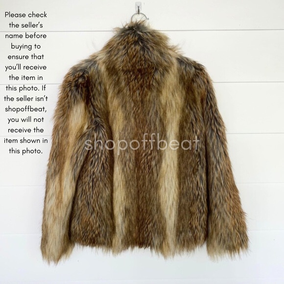 Zadig & Voltaire Fame Faux Fur Jacket Small - Picture 4 of 7